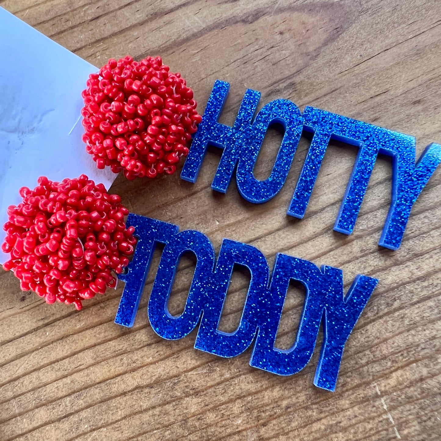 Hotty Toddy acrylic earrings