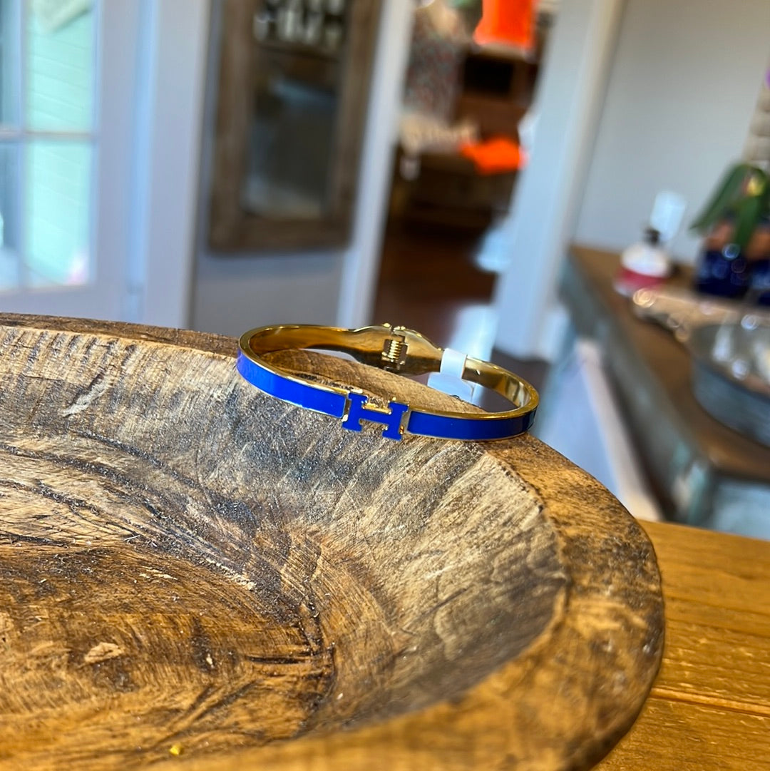 Designer Inspired H bracelet