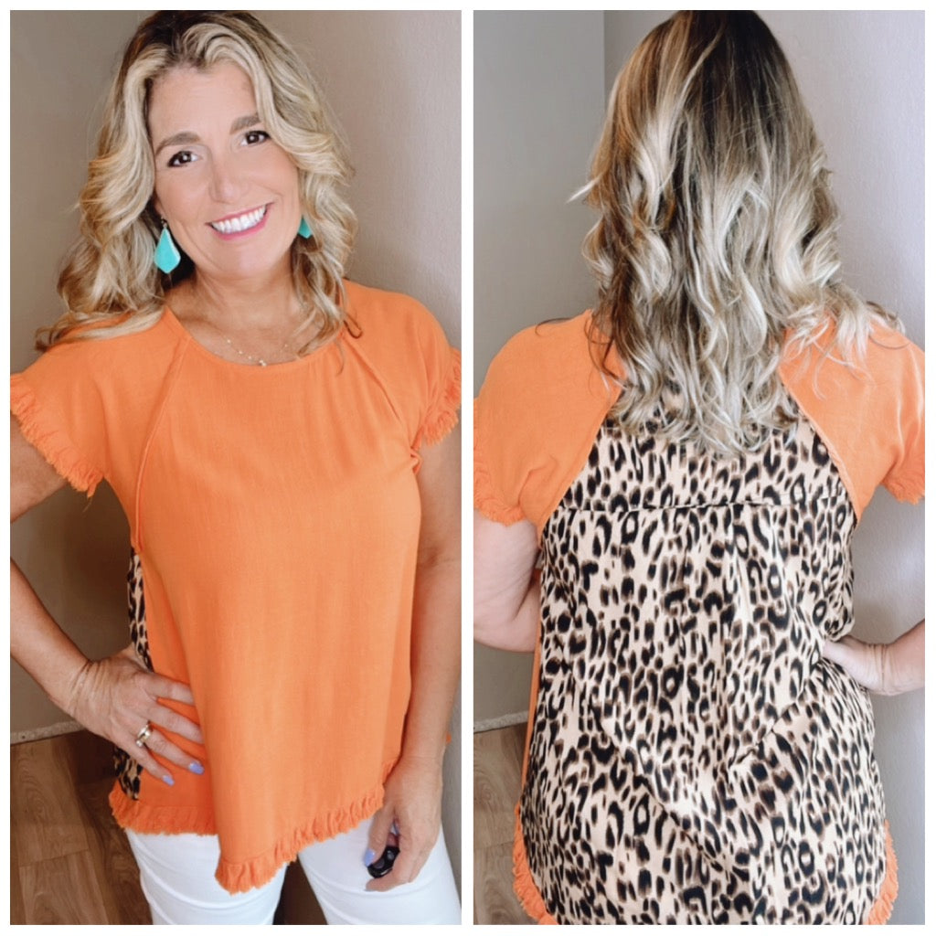 Living for Leopard top