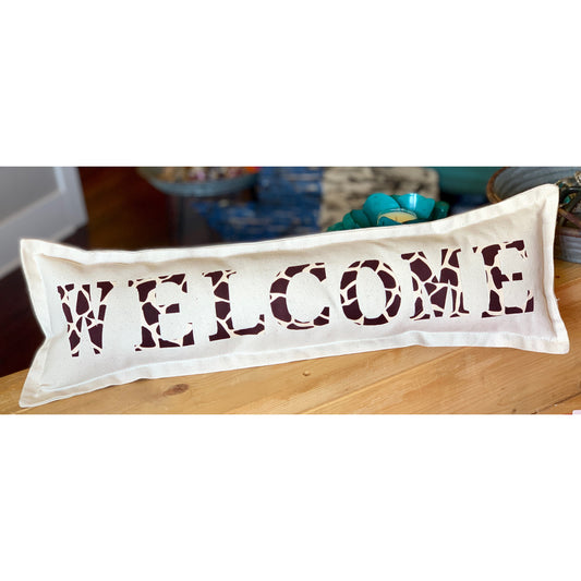WELCOME pillow