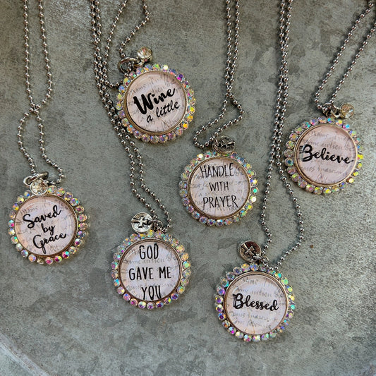 Bling Pendant necklace