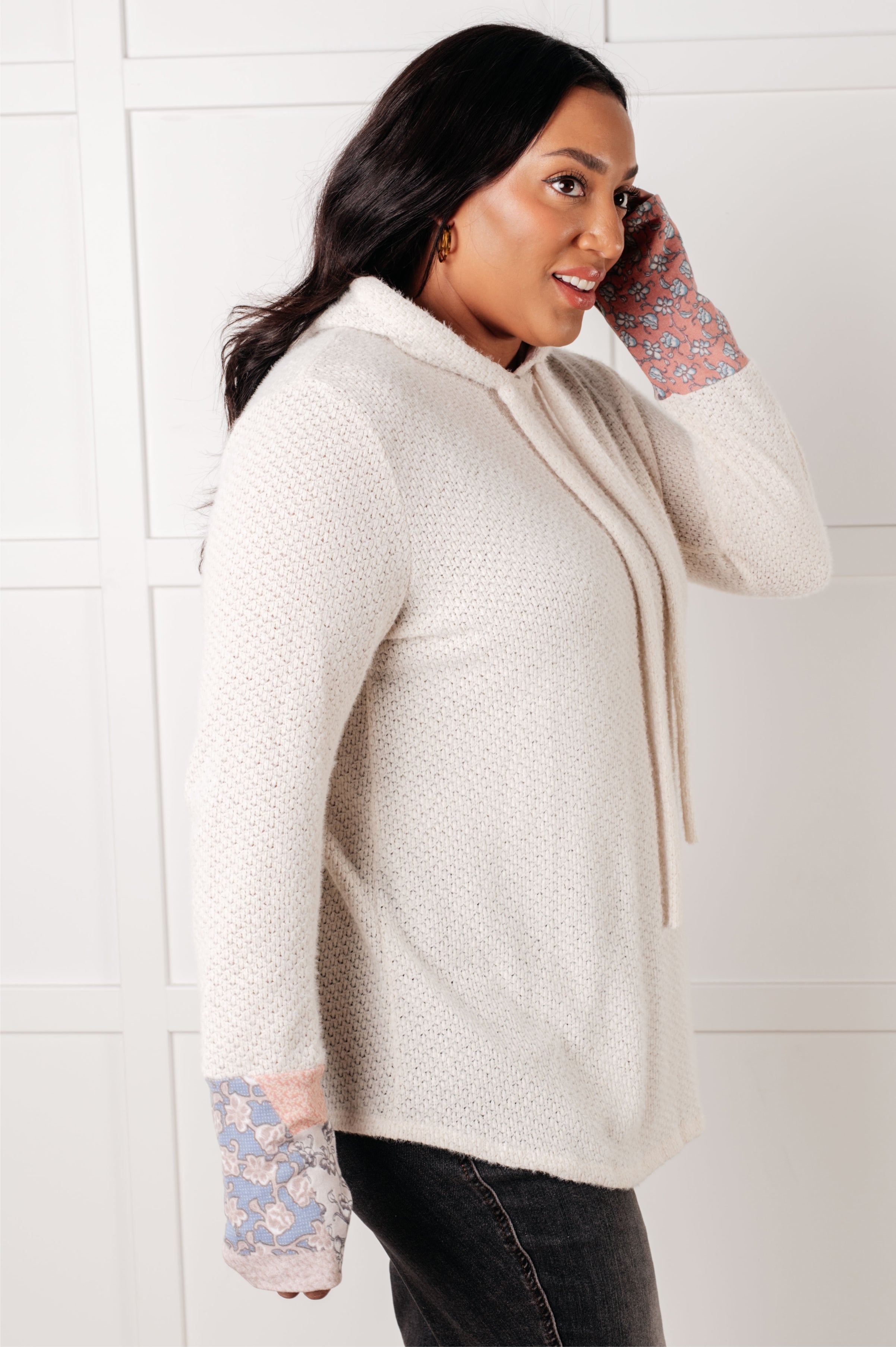 A Tad Chilly Waffle Knit Hoodie – Twisted Southern Roots