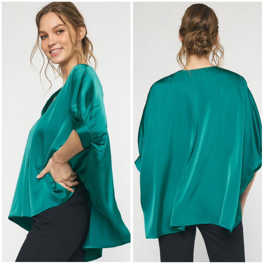 Night on the Town top (green)