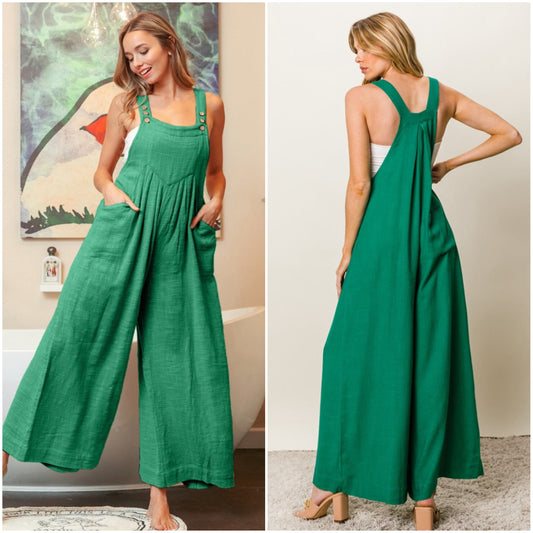 All the Luck wide leg jumpsuit