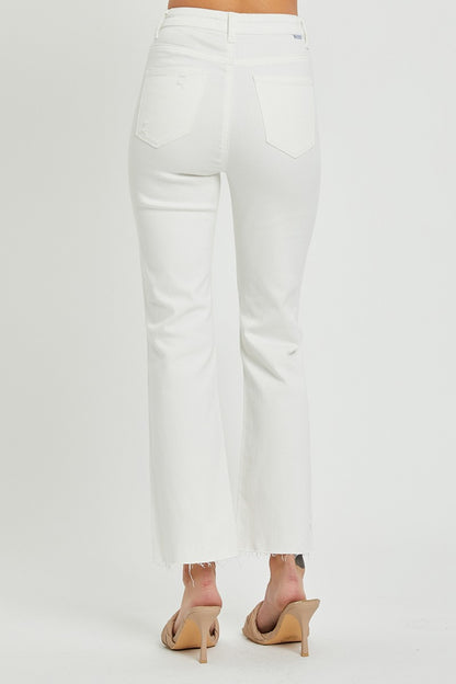 Risen Jill straight ankle jeans