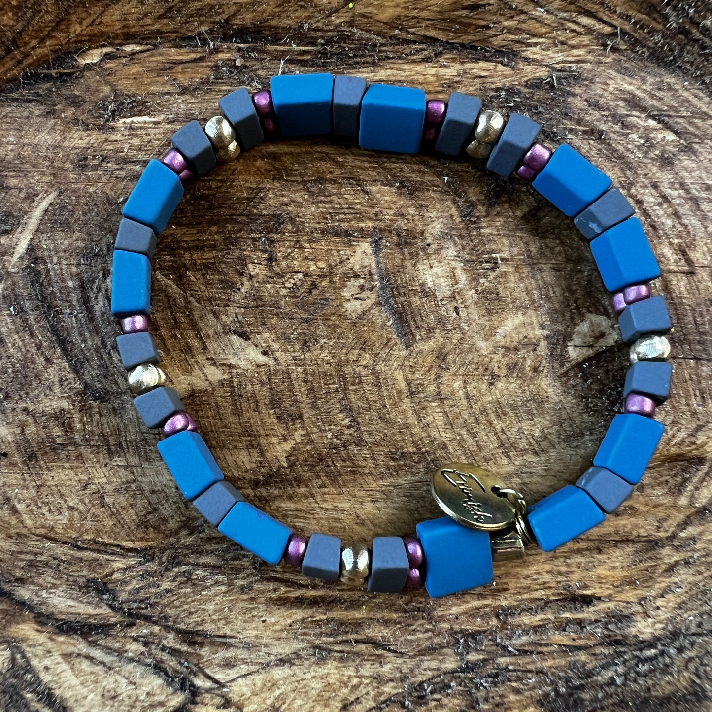 Erimish bracelet - blue & gray