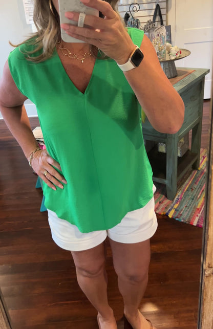 Kelly Green Days top