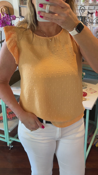 Flutter & Dots top (Mango)