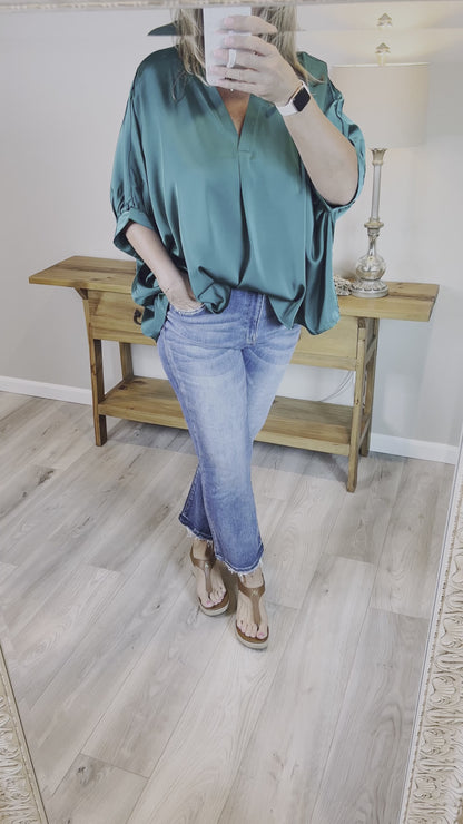 Night on the Town top (green)