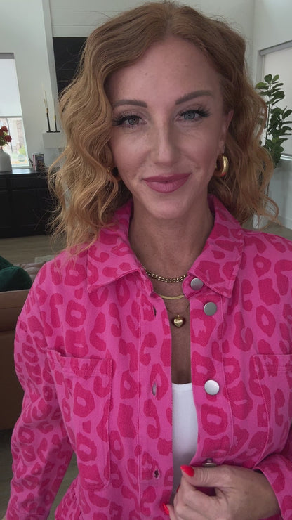 Wild At Heart Animal Print Button Down