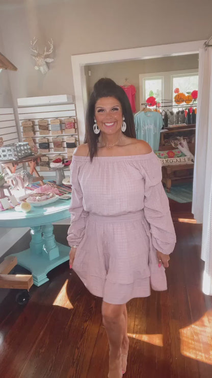 Dusty Rose Girl dress