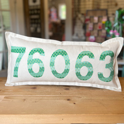 Zip Code pillow