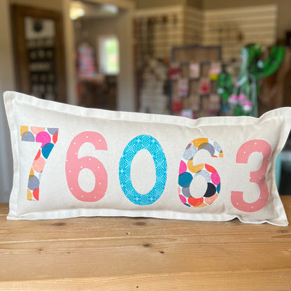 Zip Code pillow