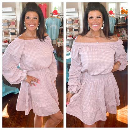 Dusty Rose Girl dress