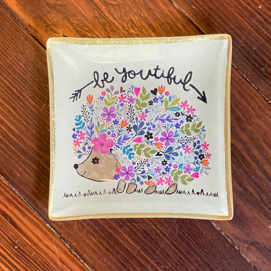 Mini glass tray