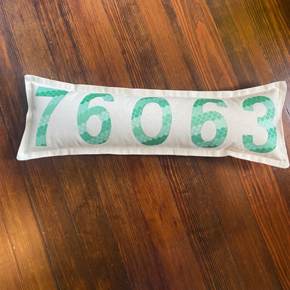 Zip Code pillow