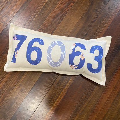 Zip Code pillow