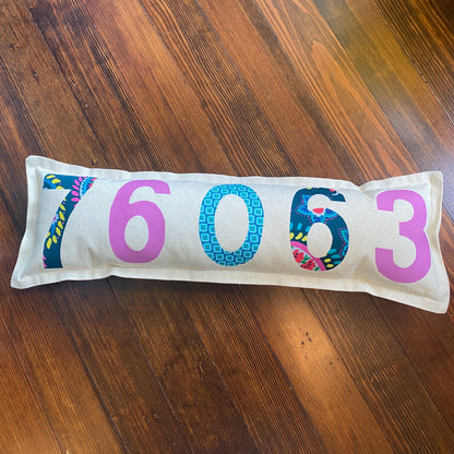 Zip Code pillow