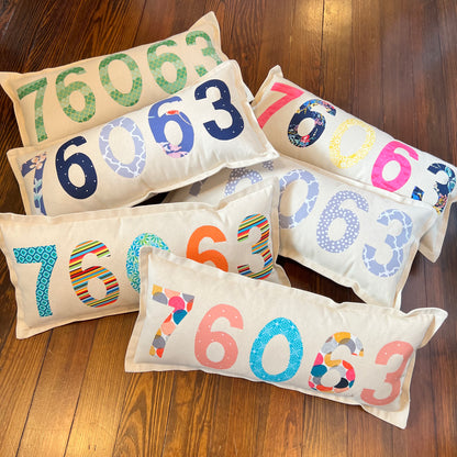 Zip Code pillow