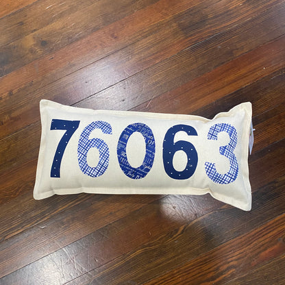 Zip Code pillow