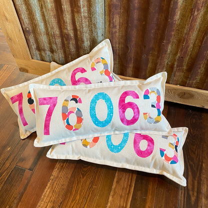 Zip Code pillow