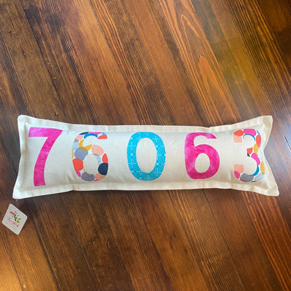 Zip Code pillow