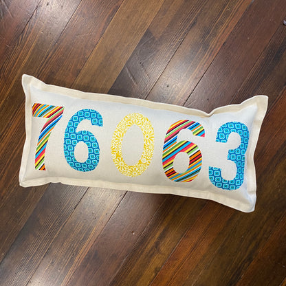 Zip Code pillow