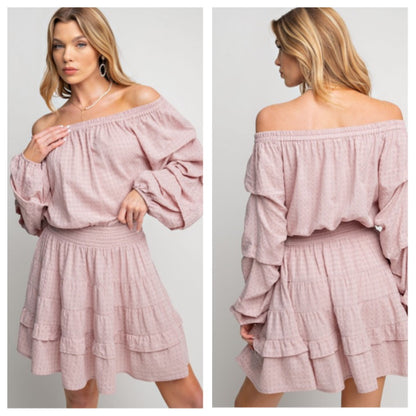 Dusty Rose Girl dress