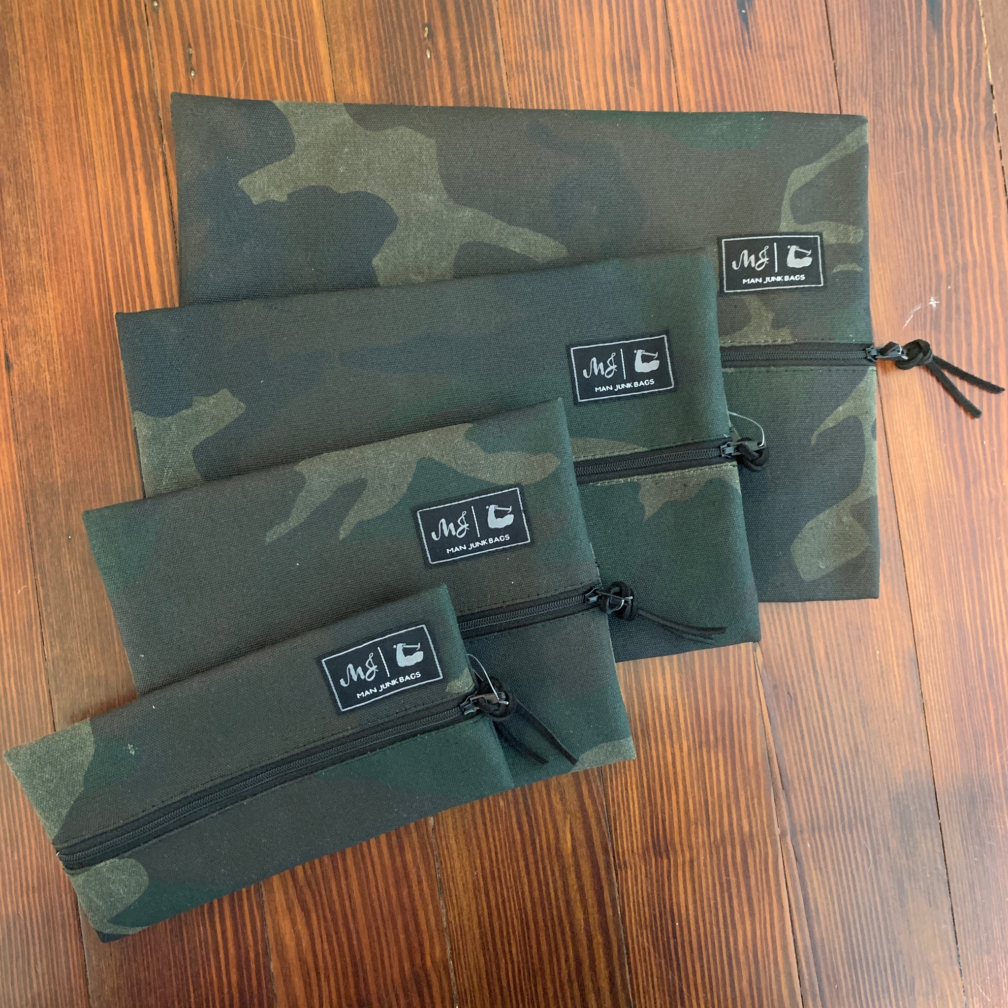 Makeup Junkie "Man Junk" Bag Camo canvas Twisted Southern Roots